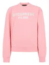 Dsquared2 Crew-neck Sweatshirt In Pink