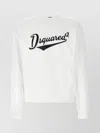 Dsquared2 Crew Neck Sweatshirt Ribbed Cuffs