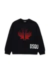 Dsquared2 Logo-print Cotton Sweatshirt In Black