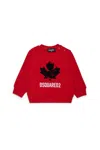 Dsquared2 Crew-neck Sweatshirt With Sport Logo In Red
