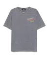 Dsquared2 Summer Lovers Linen T-shirt In Black