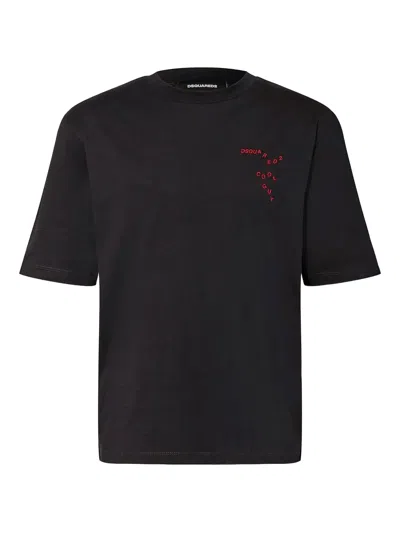 Dsquared2 Crew-neck T-shirt In Black