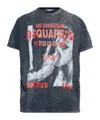 Dsquared2 Crew Neck T-shirt In Blue