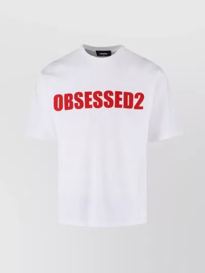 DSQUARED2 CREW NECK T-SHIRT BOLD FRONT TEXT