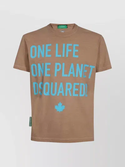 DSQUARED2 CREW-NECK T-SHIRT IN COTTON