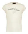 Dsquared2 Crew Neck T-shirt In Neutral