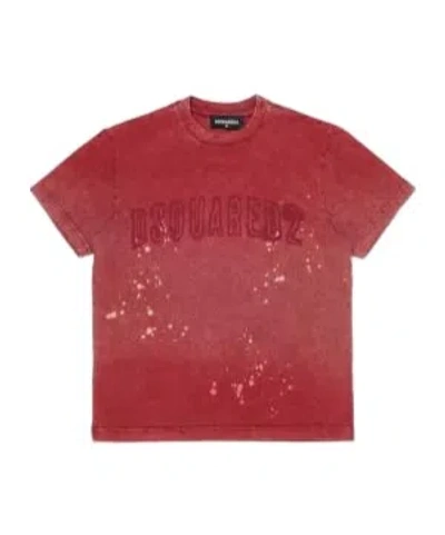 Dsquared2 Crew Neck T-shirt In Red
