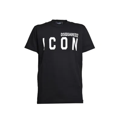 DSQUARED2 DSQUARED2 CREW NECK T-SHIRT WITH BOLD OVERSIZED LOGO