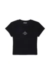 Dsquared2 Logo Crew-neck T-shirt In Black