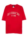 Dsquared2 Crew Neck T-shirt With Print In Red