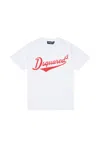 Dsquared2 Logo-ptint Relaxed T-shirt In White