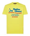 Dsquared2 Dsquared Yellow Cotton Dsquared X Magliano T-shirt In Yellow