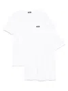 Dsquared2 Logo-patch Cotton T-shirt In White