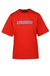 Dsquared2 Crew Neck T-shirt - Red In Red