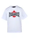 Dsquared2 Crew Neck T-shirt - White In White
