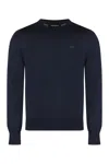 Dsquared2 Crew-neck Wool Sweater In Blue