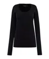 Dsquared2 Crew Neck Long Sleeve T-shirt In Black