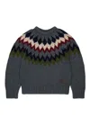 Dsquared2 Crew-neck Pullover With Logo In Gray