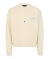 Dsquared2 Crew-neck Sweater In Metallic