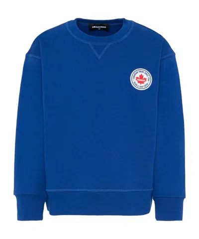 Dsquared2 Crew-neck Sweatshirt In Blue