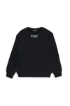 Dsquared2 Crewneck Sweatshirt With Embroidered Logo In Black