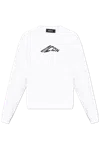 Dsquared2 Crewneck Sweatshirt With Stylized Logo In Multi