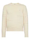 Dsquared2 Embroidered-logo Cotton Jumper In White