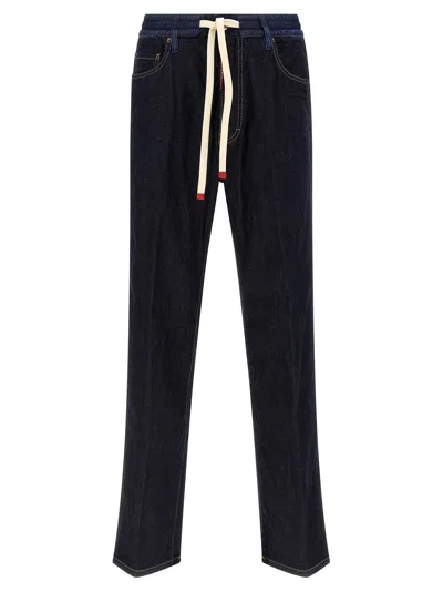 Dsquared2 Crinkled Effect Jeans In Blue