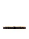 Dsquared2 Crocodile-effect Bracelet In Brown