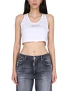 DSQUARED2 DSQUARED2 CROP TOP WITH LOGO