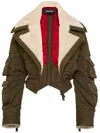 DSQUARED2 CROPPED CARGO JACKET