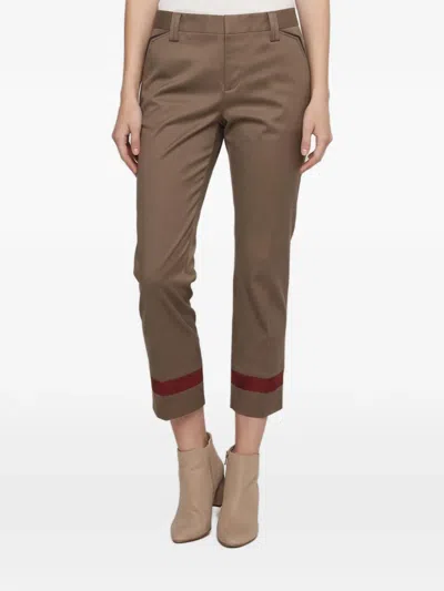 Pre-owned Dsquared2 Cropped Chino Trousers In Grey