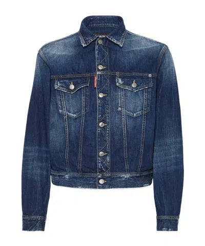 DSQUARED2 DSQUARED2 BE COOL BE NICE WASH L.A. JEAN JACKET