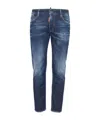 Dsquared2 Distressed Skinny Jeans In Blue