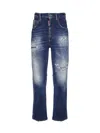 DSQUARED2 CROPPED FLARED JEANS