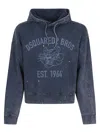 Dsquared2 Cypro Hoodie In Blue