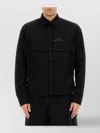 Dsquared2 Cropped Long Sleeves Chest Pockets Shirt In Black
