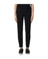Dsquared2 Cropped Low-rise Trousers In Black