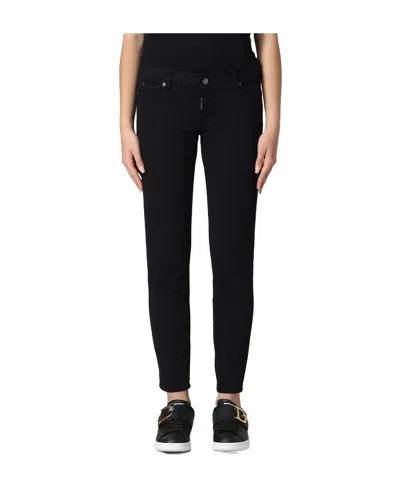 DSQUARED2 DSQUARED2 LOGO PATCH SKINNY JEANS