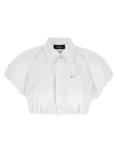 DSQUARED2 CROPPED SHIRT