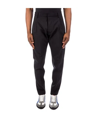 Dsquared2 Cropped Slim-cut Trousers In Black