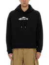 Dsquared2 Relax Fit Hoodie In Black