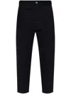 Dsquared2 Low-rise Tapered Jeans In Black