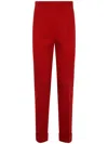 Dsquared2 Cropped Tailored Trousers In Red