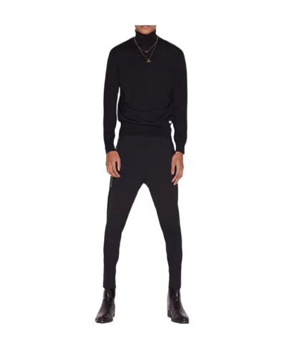 Dsquared2 Cropped Tapered-leg Trousers In Black