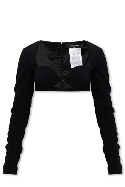 Dsquared2 Long-sleeved Cropped Top