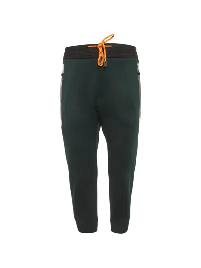 Pre-owned Dsquared2 Cropped Track Pants In Green
