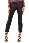 Dsquared2 Cropped Trousers With Zippered Pockets In Black