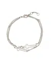 Shop Dsquared2 "cross" Bracelet In Silver
