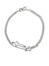 Dsquared2 Dsquared Men "cross" Bracelet In Silver